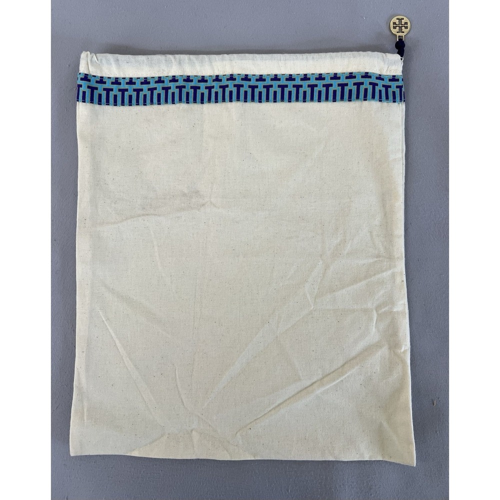 Tory Burch 12"x15" Dust Bag Drawstring Travel Storage Bag